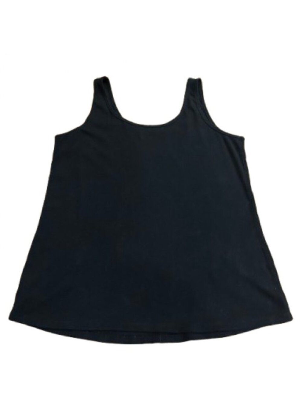Women’s Black Ribbed Tank Top Size 18/20 - Picture 3 of 3